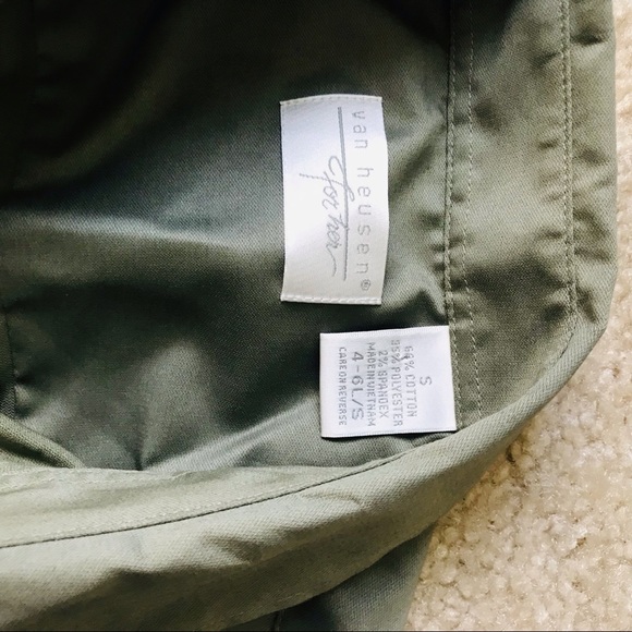 NWT Van-Heusen Green Top Size S - Picture 6 of 7